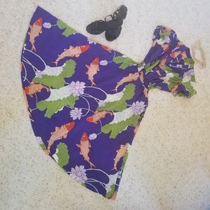 "Oriental" style dress, very retro!